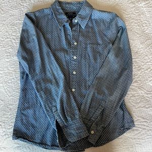 Gap Chambray Polka Top XS